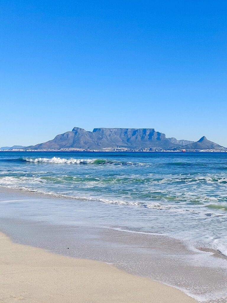 A photo of capetown mountains in South Africa